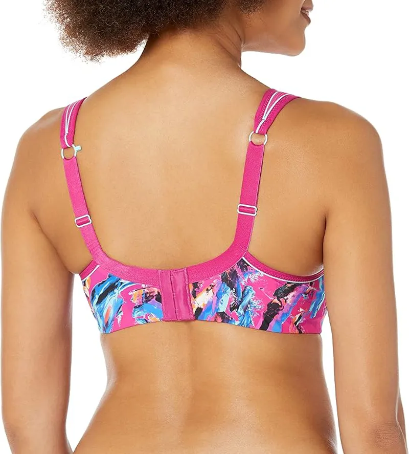 Panache Underwired Sports Bra in Abstract Orchid-1
