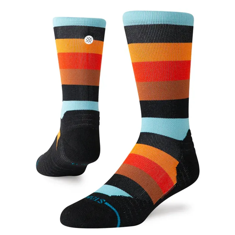 Stance Socks Electric Ave Mid Crew Running Socks in Multi-2
