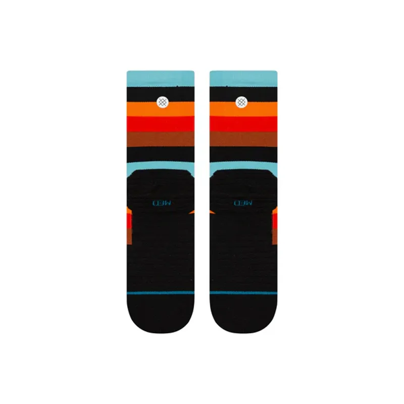 Stance Socks Electric Ave Mid Crew Running Socks in Multi-1