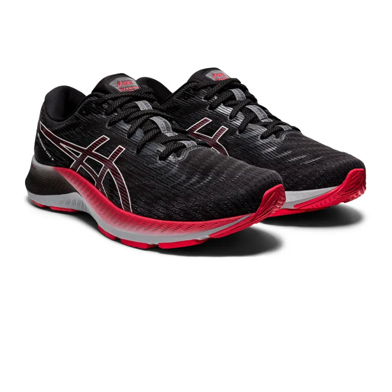 Asics Men's Gel-Kayano Lite 2 Running Shoes in Black / white-2