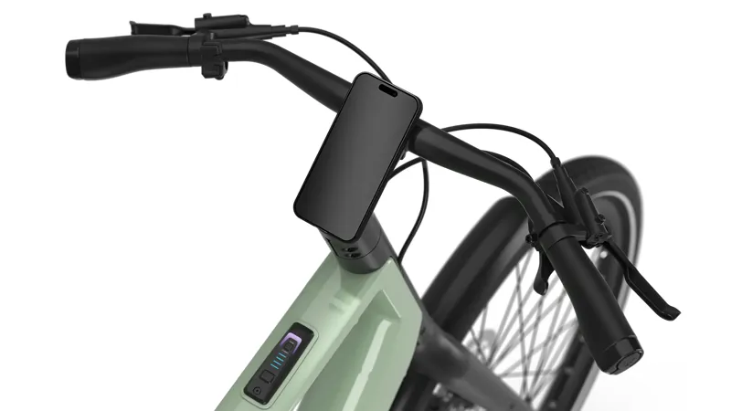 Gazelle Curb T9 HRB High - Step 360 Wh eBike in Pistache Green-3