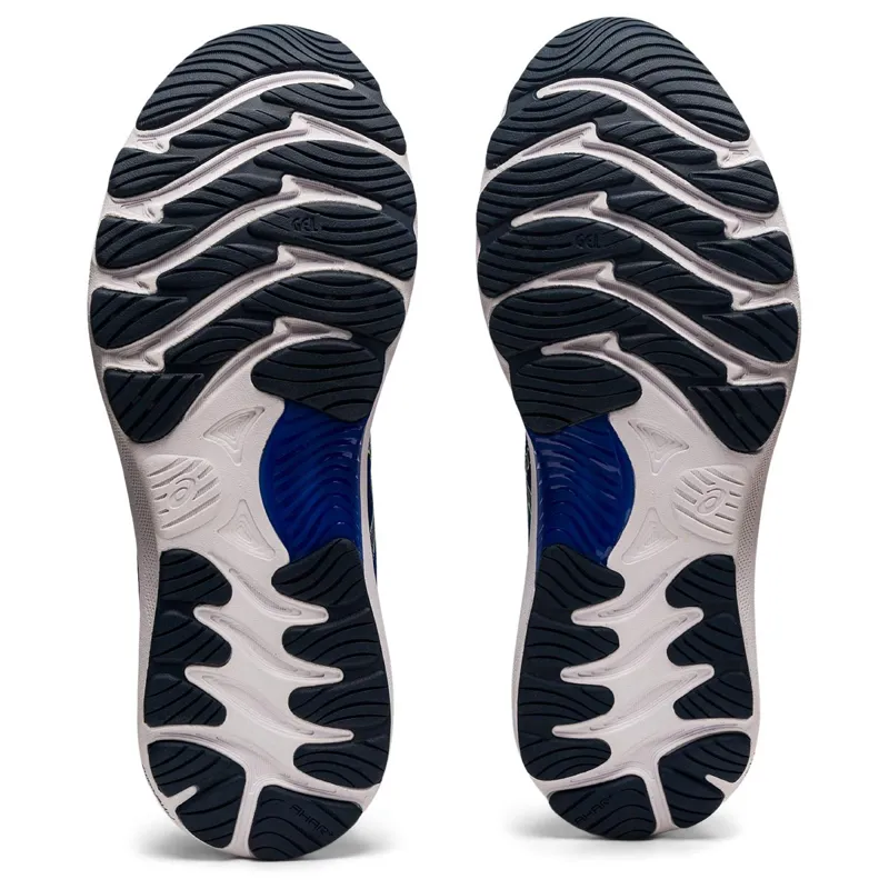 Asics Gel Nimbus 23 Mens Running Shoes in Monaco Blue/Bright Lime-1
