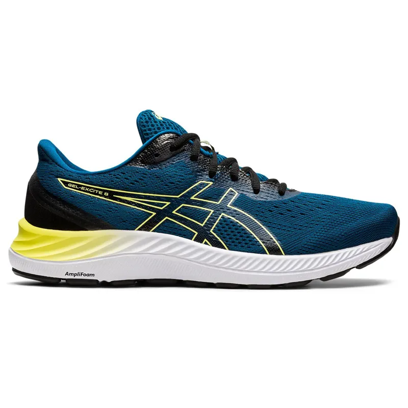 Asics Men's Gel Excite 8 Running Shoes in Deep Sea Teal/Glow Yellow