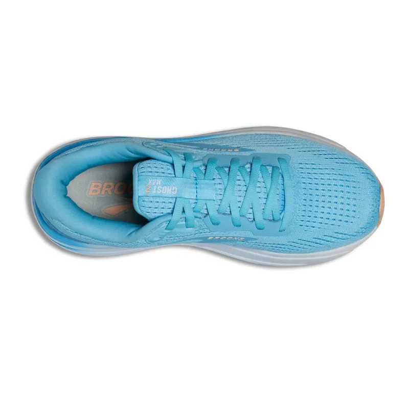 Brooks Women's Ghost Max 2 Running Shoes Baltic Sea/Bonnie Blue/ Peach-2