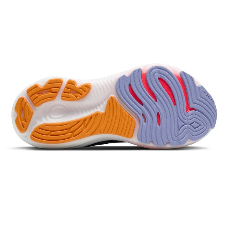 Brooks Women's Glycerin GTS 22 Running Shoes in Black/Blue Heron/Orange-3