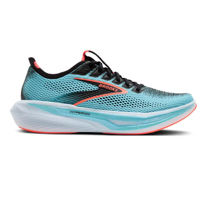 Brooks Mens Hyperion 3 Running Shoes in Atomizer/Black/Pink Clay 