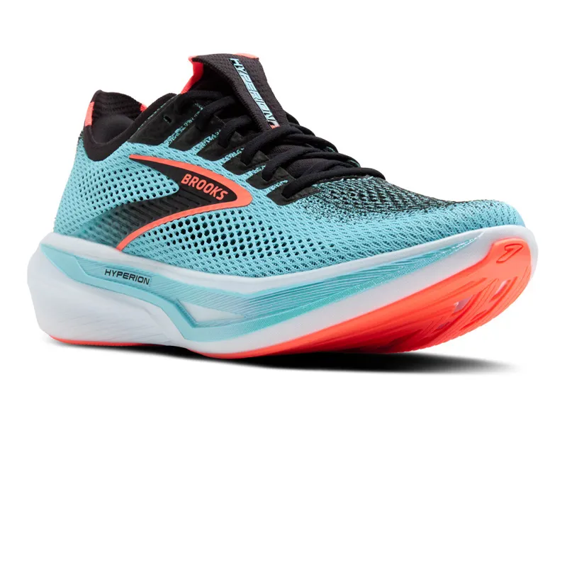 Brooks Mens Hyperion 3 Running Shoes in Atomizer/Black/Pink Clay -4