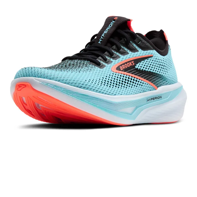 Brooks Mens Hyperion 3 Running Shoes in Atomizer/Black/Pink Clay -2