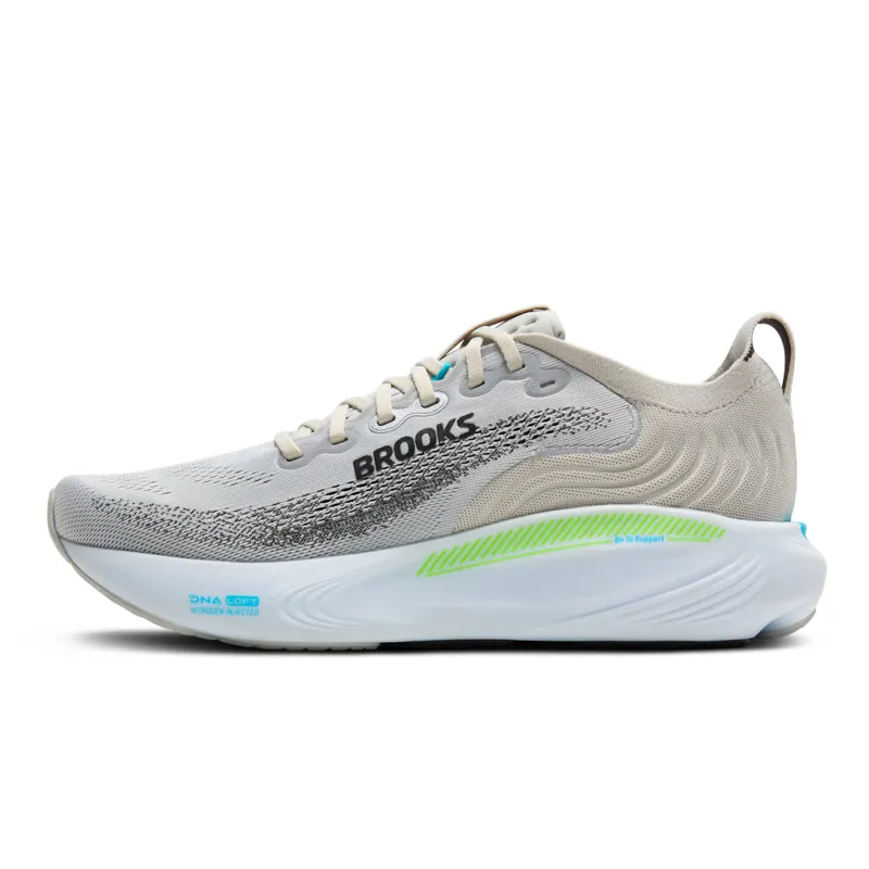 Brooks Men's Adrenaline GTS 25 Running Shoes in Oyster Green Blue -2