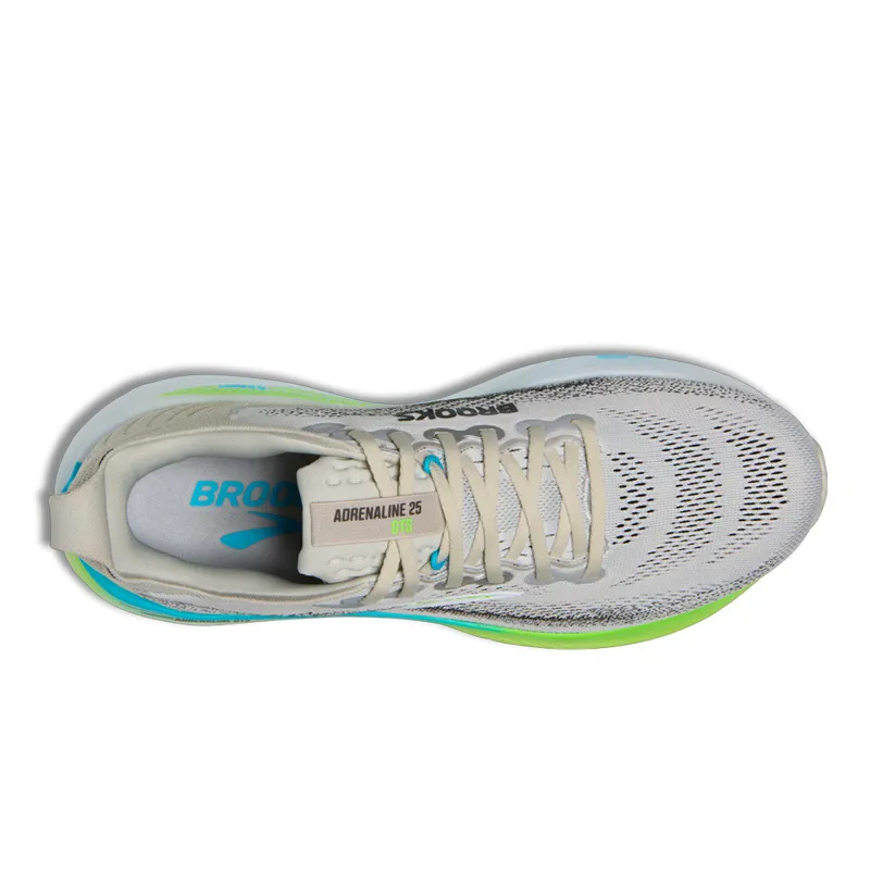 Brooks Men's Adrenaline GTS 25 Running Shoes in Oyster Green Blue -1
