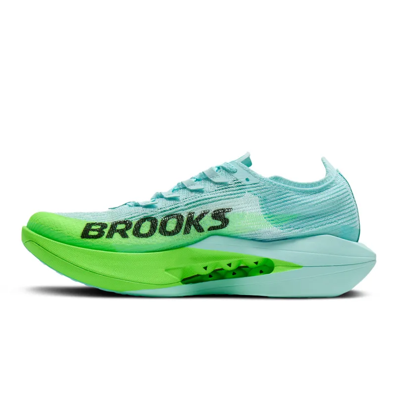 Brooks Unisex Hyperion Elite 5 Race Shoes in Limpet/Black/Green Gecko-3
