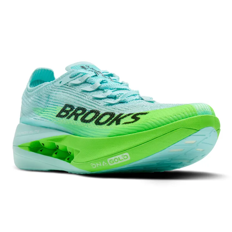 Brooks Unisex Hyperion Elite 5 Race Shoes in Limpet/Black/Green Gecko-1