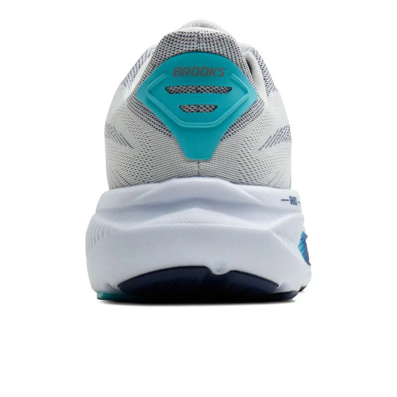 Brooks Men's Ghost 17 Running Shoes in White/Beacon Blue/Ipanema-5