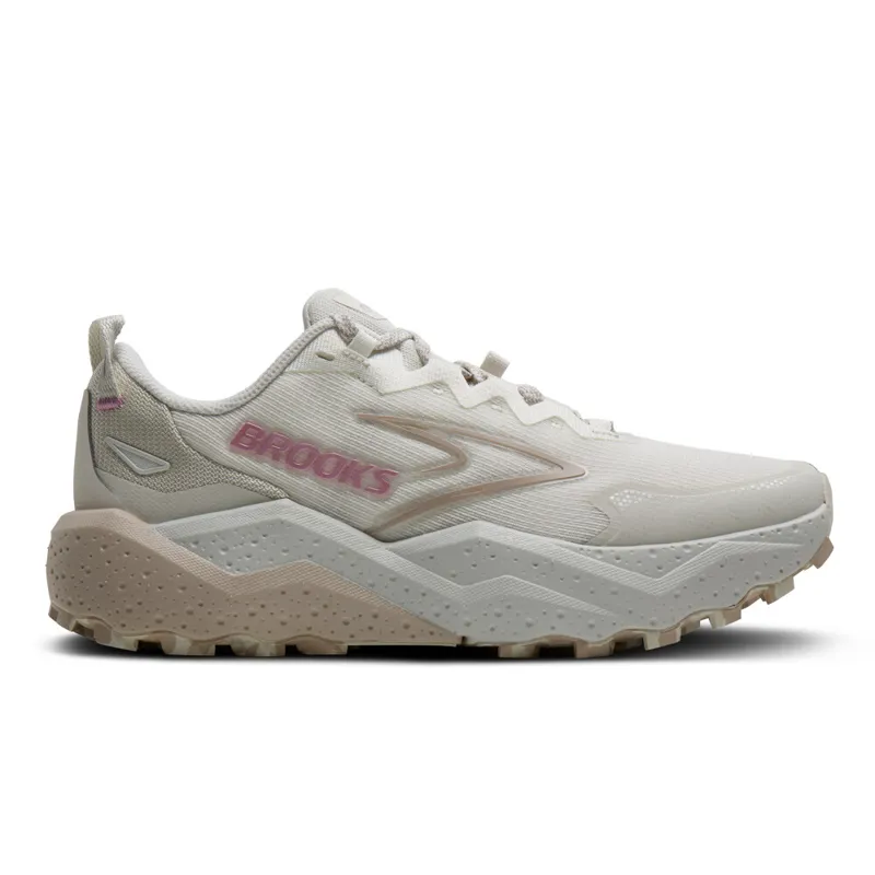 Brooks Women's Caldera 8 Trail Running Shoes in Vaporous Grey White 