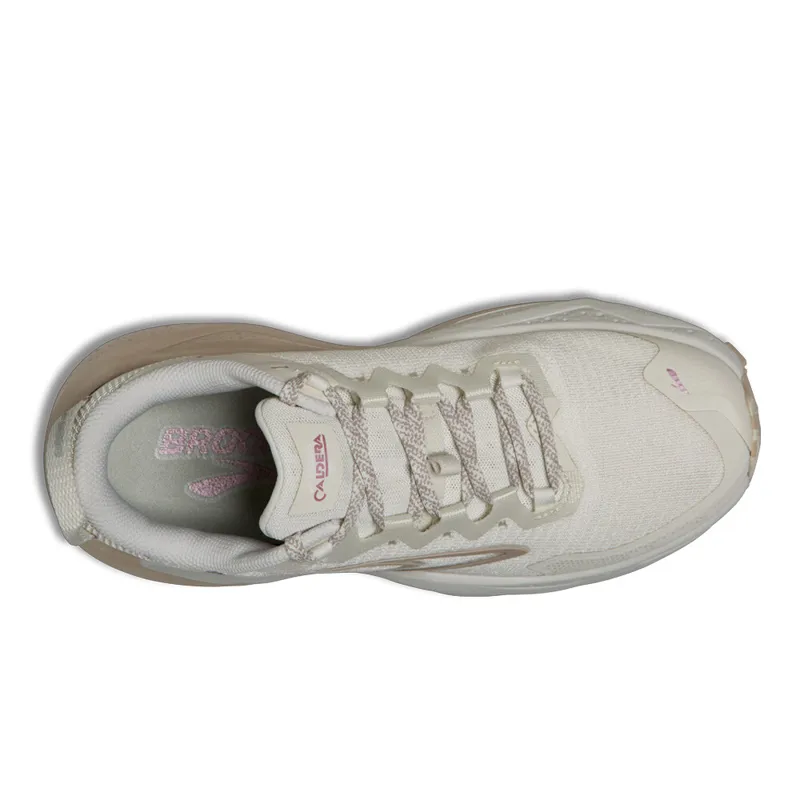 Brooks Women's Caldera 8 Trail Running Shoes in Vaporous Grey White -3