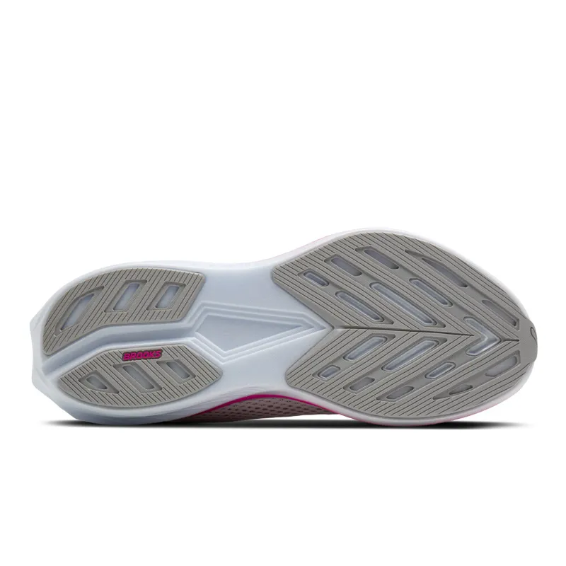 Brooks Women's Hyperion 3 Running Shoes in White/Luminary/Cyber Pink-3