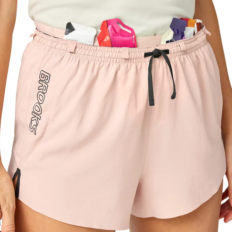 Brooks Women's Cascadia Running Shorts in Rose Dusk-4