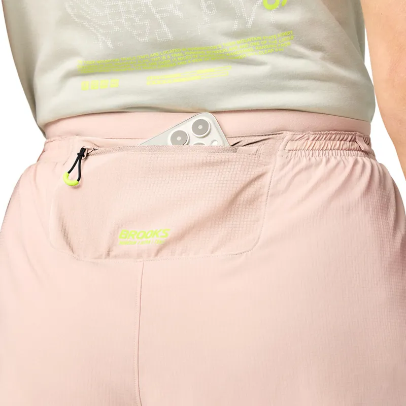 Brooks Women's Cascadia Running Shorts in Rose Dusk-3