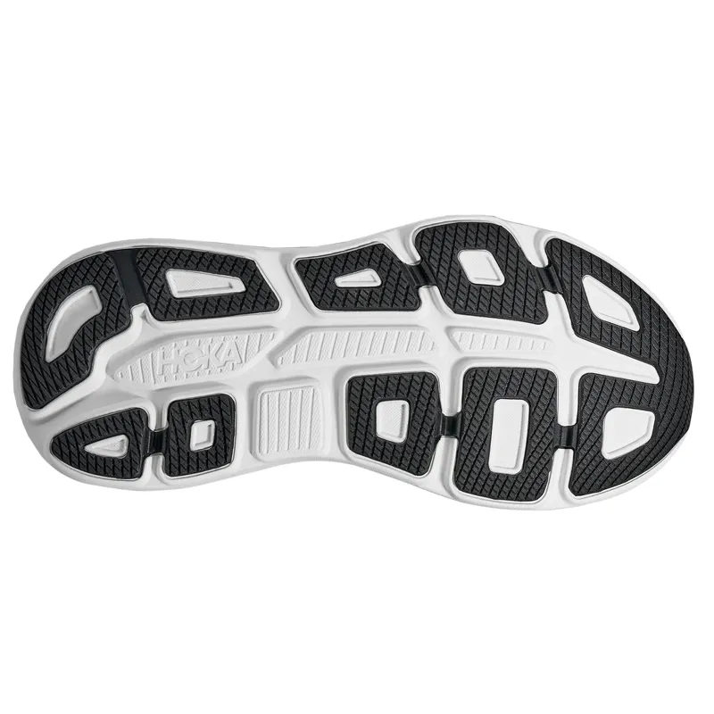 Hoka Women's Bondi 9 Running Shoes in Skyward Blue / Neon Fuchsia-8