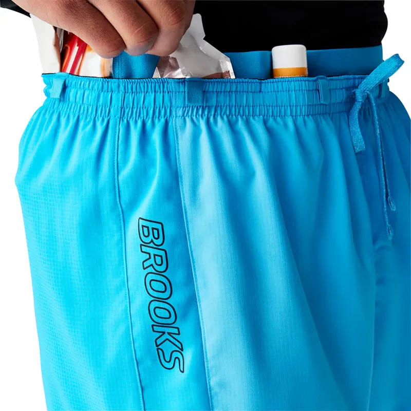 Brooks Women's Cascadia Running Shorts in Atomic Blue -1
