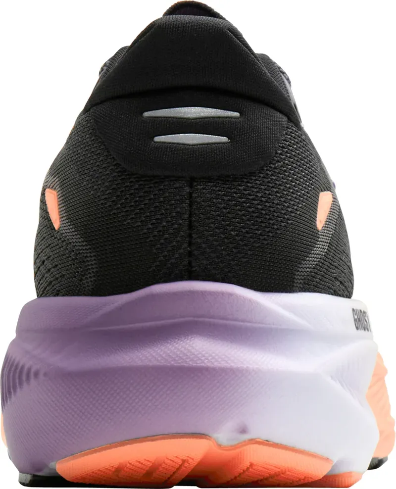 Brooks Women's Ghost 18 Black/Mulled Grape/Peach-2