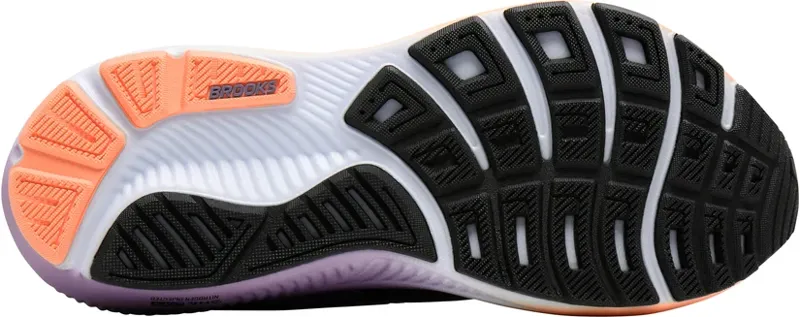 Brooks Women's Ghost 18 Black/Mulled Grape/Peach-5