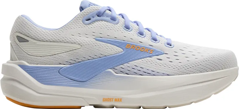 Brooks Women's Ghost Max 3 Running Shoes in Coconut/Blue Heron/Orange