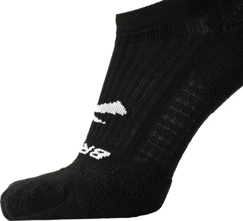 Brooks Ghost Lite No Show Running Socks 2-Pack in Black-2