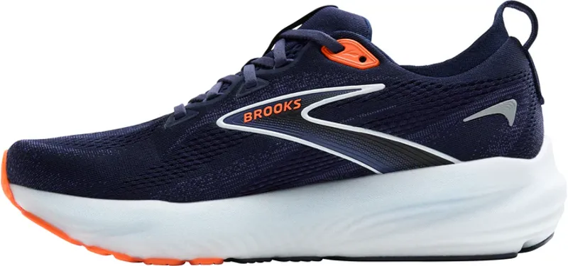 Brooks Men's Glycerin 22 Running Shoes in Black/Blue Heron/Orange-1