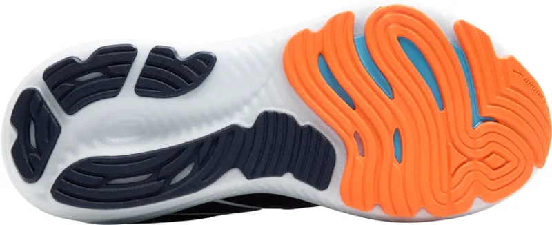 Brooks Men's Glycerin 22 Running Shoes in Black/Blue Heron/Orange-3