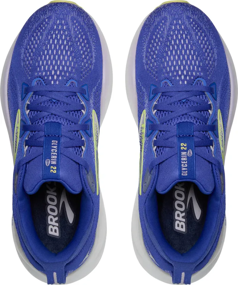 Brooks Women's Glycerin 22 Running Shoes Amparo Blue/Hyper Iris-3
