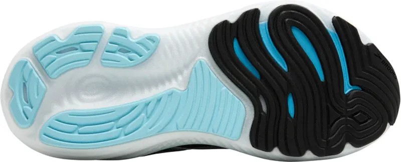 Brooks Men's Glycerin GTS 22 Running Shoes in Black/Atomizer/Blazing Orange-2