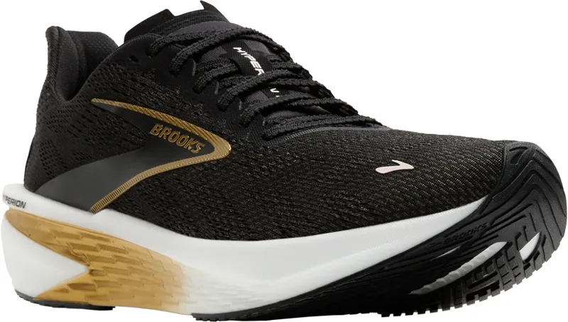 Brooks Women's Hyperion 2 Running Shoes in Black/Gold/Pink -1