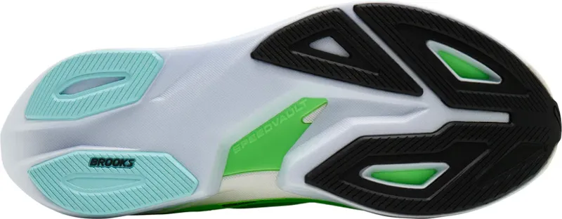 Brooks Men's Hyperion Max 3 Running Shoes in Green Gecko/Black/Blue-4