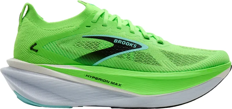 Brooks Men's Hyperion Max 3 Running Shoes in Green Gecko/Black/Blue