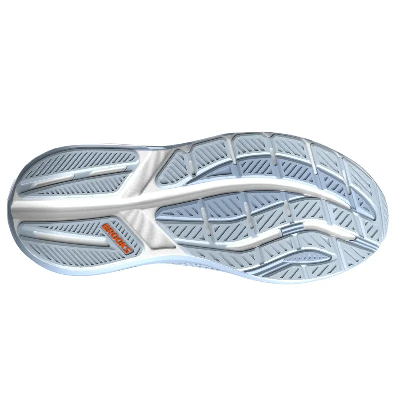 Brooks Men's Ghost Max 3 Running Shoes in Skyway/Blue/Orange-2
