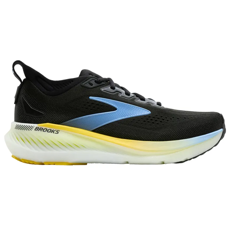 Brooks Men's Glycerin GTS 23 Running Shoes in Black/Cyber yellow/Nightlife 