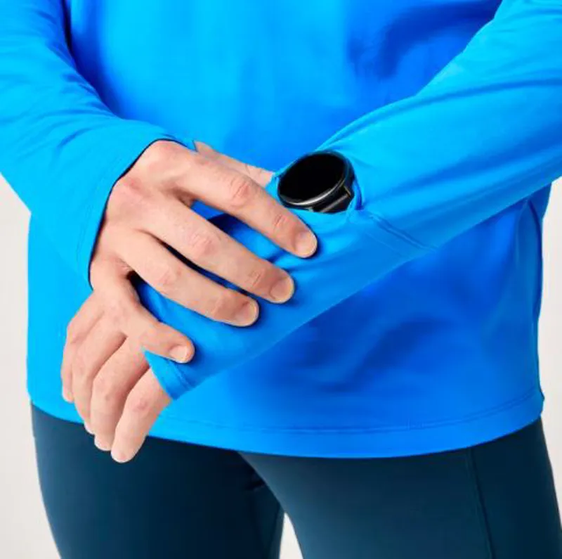 Brooks Men's Dash 1/4 Zip 3.0 Bestselling Running Top in Cyber Blue-1