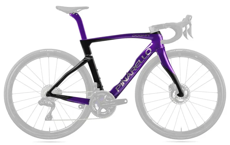 Pinarello Dogma F Custom-Build Di2 Spec with Violet Purple Frameset - 53cm