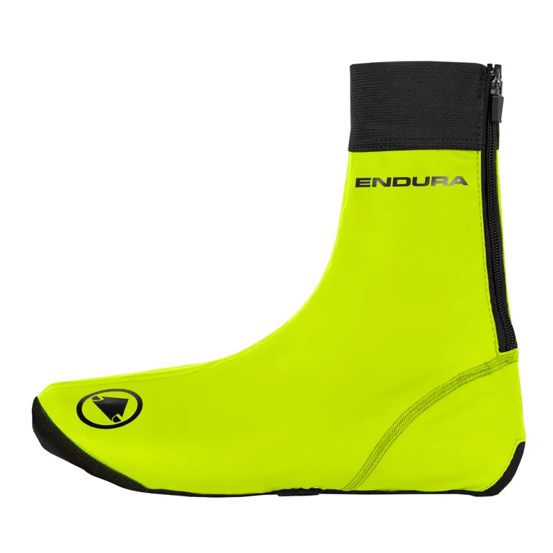 Endura FS260-Pro Slick Overshoe II Hi-Viz in Yellow -2