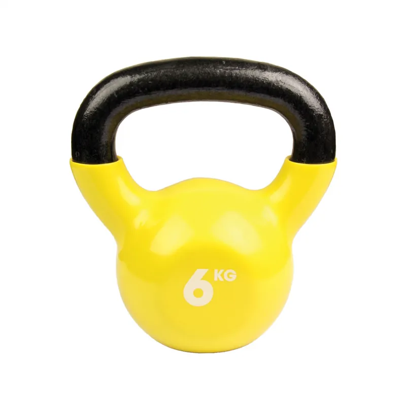 Fitness Mad 6kg Kettlebell - Yellow