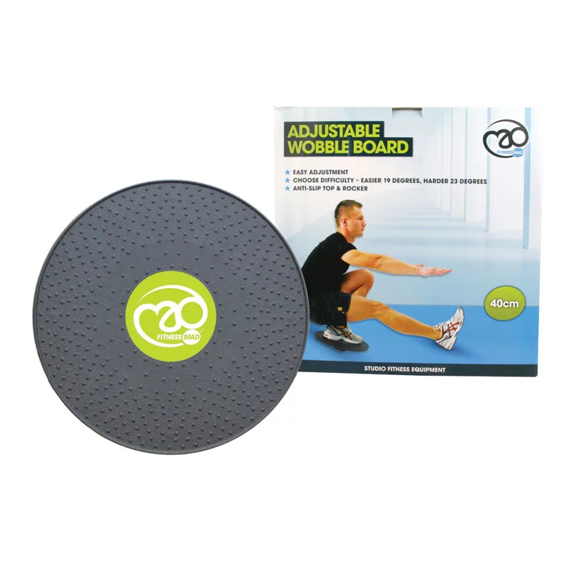 Fitness Mad 40cm Adjustable Wobble Board