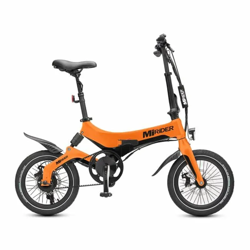 MiRiDER 16 GB3 Folding Electric Bike in Ember Orange