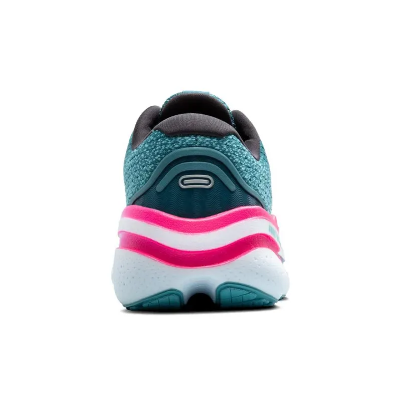 Brooks Women's Ghost Max 2 Running Shoes in Blue/Knockout Pink/Aqua-4