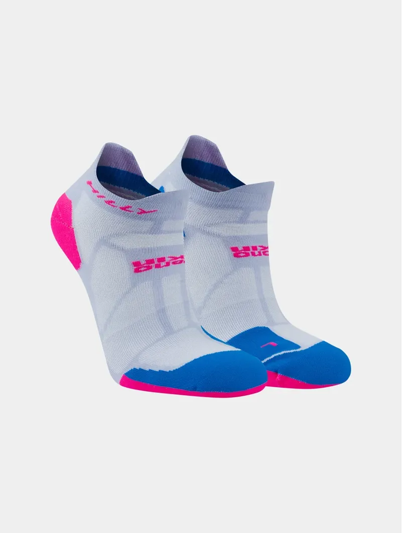 Hilly Marathon Fresh Socklet Minimum Cushioning Socks Lilac/Hot Pink-5