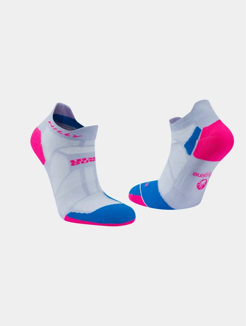 Hilly Marathon Fresh Socklet Minimum Cushioning Socks Lilac/Hot Pink-6