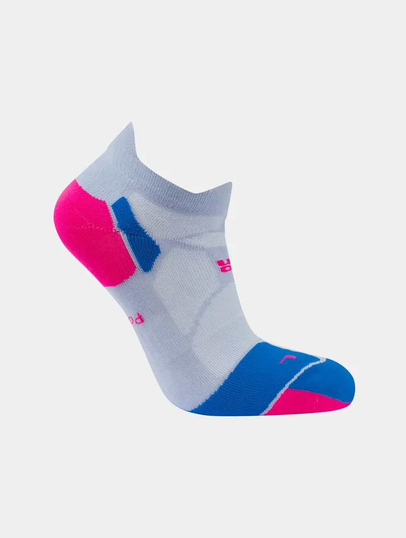 Hilly Marathon Fresh Socklet Minimum Cushioning Socks Lilac/Hot Pink-1