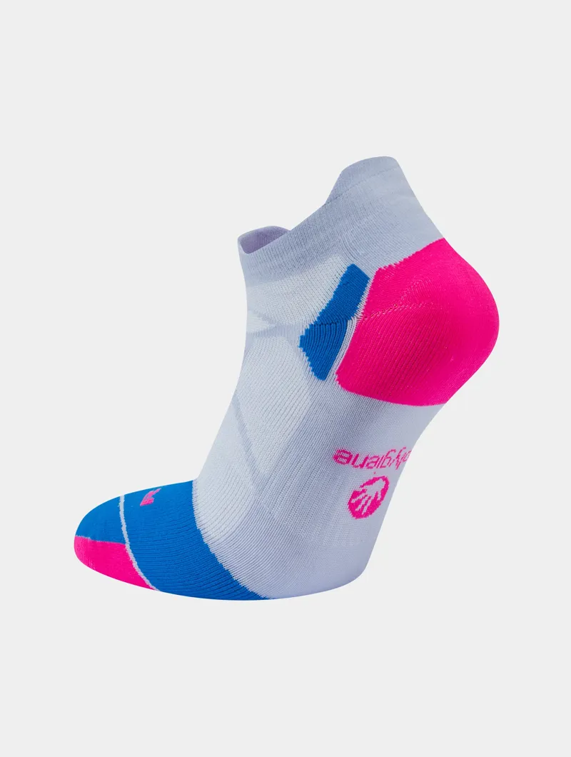 Hilly Marathon Fresh Socklet Minimum Cushioning Socks Lilac/Hot Pink-2