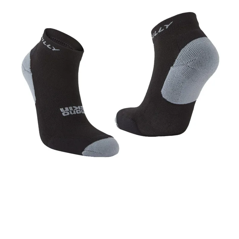 Hilly Active Quarter Running Socks in White/Black/Grey - Twin Pack-1