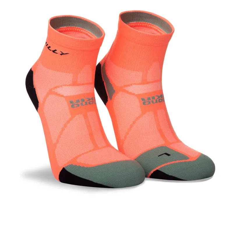 Hilly Marathon Fresh - Anklet Sock in Neon Candy/Sage-1